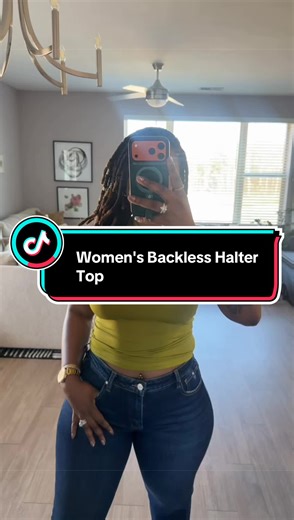 Flattering Backless Halter Top Review