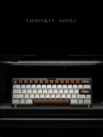 The PERFECT Coffee-Themed Keyboard? ☕️ Luminkey60 Pro#mechanicalkeyboard#ASMR #Keyboard #Luminkey