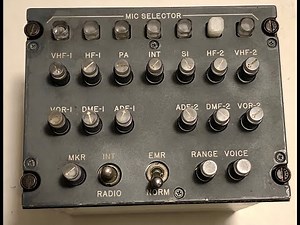 Converting a real / OEM Audio Selector panel - B737 Home Cockpit