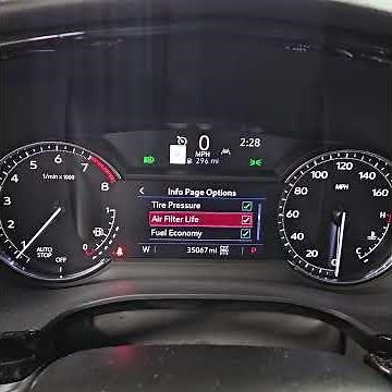 Cadillac Air Filter Life Reset