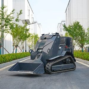[Hot Item] Mini Front End Wheel Loader with Crawler Multifunction Slippage Skidsteer Track Loader
