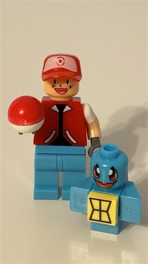 Fake Bootleg #Lego Custom Minifigures: Red Trainer from #Pokémon. #legominifigures #legopokémon
