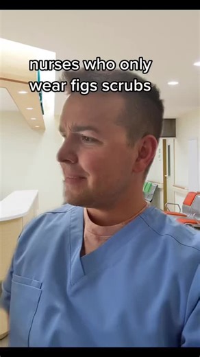 (insert name) RN, FIGS, CPR, ACLS 😂 which scrub brand do you wear? | Nurse Blake