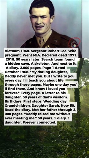 1 Soldier Found After 50 Years With a 2,000 Page Diary - Page 1 Was a Letter to His Unborn Daughter