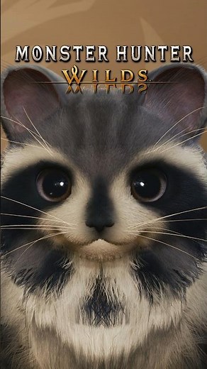 RACCOON in Monster Hunter Wilds - Palico Character Creation #monsterhunterwilds #palico
