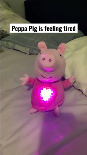 Look who's feeling sleepy. Time for bed Peppa Pig!