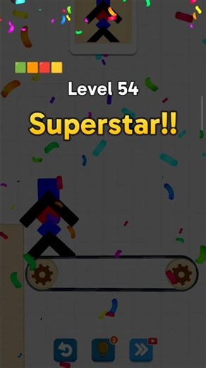 colour block 🟨🟥🟧🟩 level 55 56 57 enjoy the gameplay