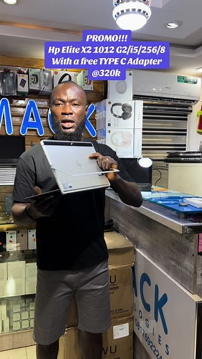 Hp Elite X2 1012 G2 i5 256 8 Touchscreen Keyboard Light Fingerprint Face ID with Free Type C Adapter Promo