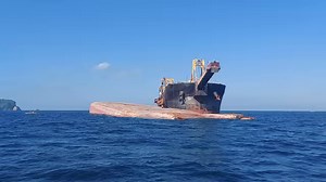 WATCH: The Philippine Coast Guard said it responded to a collision between two foreign-flagged vessels at the vicinity waters off Corregidor Island on Friday, April 28. The remains of a Chinese crew was retrieved Saturday morning, while search operations continue for one missing crew, PCG said. (Courtesy: PH Coast Guard) FULL STORY: https://news.abs-cbn.com/news/04/29/23/two-foreign-flagged-ships-collide-off-corregidor-island | ABS-CBN News