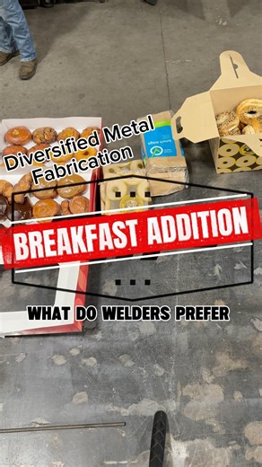 What do welders prefer BREAKFAST ADDITION : Bagels vs Donuts!