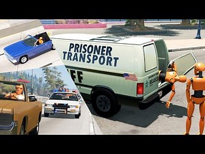 Crash Test Dummy: Police Escape 5 | BeamNG.drive
