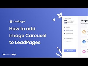 How to add an Image Carousel to LeadPages