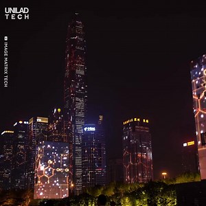 This INSANE light show was filmed in the city of Shenzhen, the Tech capital of the world 🙌😍 | UNILAD Tech