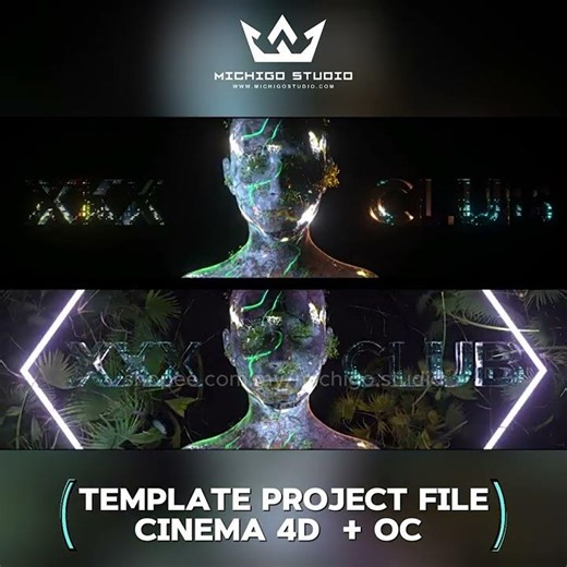 🎧 3D VISUAL PROJECT FILE DJ KTV CLUB [Cinema 4D + Octane Render] 18