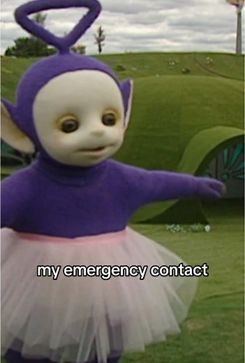 Teletubbies Tinky Winky in Funny Tutu Skit