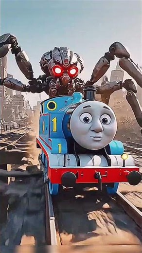 Thomas vs Giant Spider Robot Alien Chase