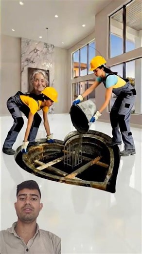 This floor is simply incredible 😱marine floor with live piranhas Epoxy #shorts