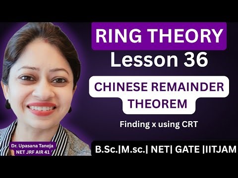 CHINESE REMAINDER THEOREM || PROOF || EXAMPLES || RESULTS
