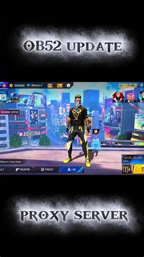 OB52 VIP PROXY SERVER DOWNLOAD LINK 🖇️ 🤩 #shorts #freefire