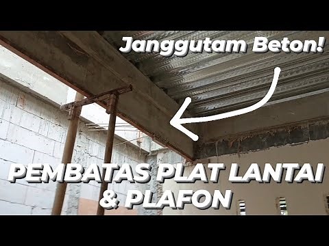 JANGGUTAN BETON!! Struktur Pembatas Tepian Plafon! Proyek Renovasi Rumah 1 Lantai Jadi 2 Lantai!