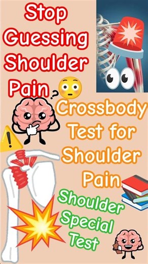 Stop Guessing Shoulder Pain ❌| Acromioclavicular Crossbody Test Explained #physiotherapy #shorts