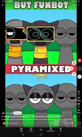 Gray Phase 9 | Sprunki Pyramixed Chacter Status