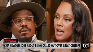 WATCH: Cam Newton Reacts To Being Called Out Over Relationship Drama | Indisputable with Dr. Rashad Richey