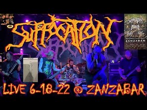 SUFFOCATION Live @ Zanzabar FULL CONCERT 6-18-22 Forces Of Hostility Tour Louisville KY 60fps