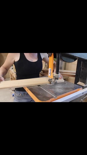#woodworkingtip When cutting narrow notches, you can use a bandsaw (or a jigsaw) to cut the straight lines, remove the majority of the inside, but then move the part left and right across the moving blade to make a flat bottom. #themoreyouknow #woodworking #diy #renovation | Wilker Do's