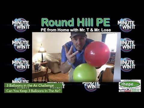 Minute To Win It Challenge: Balloon Edition