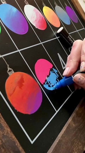 Colorful Chalk Art Tutorial with Stars and Clouds