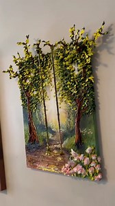 Exploring 3D painting with Liquitex