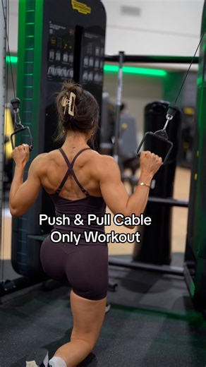 93K views · 1.4K reactions | Push and Pull (Chest and Back) Workout for the Cable Machine 﫶 #back #backworkout #chestworkout #upperbody #upperbodyworkout #weighttraining #strengthtraining #strengthtrainingforwomen #weighttrainingforwomen | Hayley Madigan | Facebook
