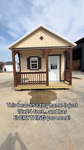 Explore This Charming 12x24 Tiny Home with Loft