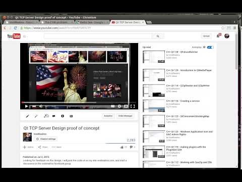 C++ Qt 132 - High Performance TCP Server Design 1