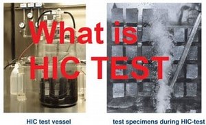 What is hydrogen induced cracking test or hic test