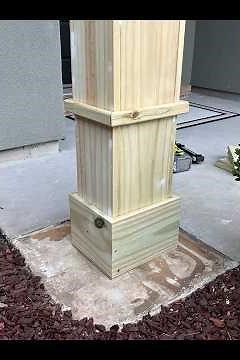 Front Porch Column Makeover DIY | Before & After Transformation