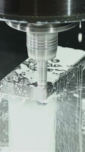 We machined finishing hole operations, back deburring in one step! #cnc #machine #tools