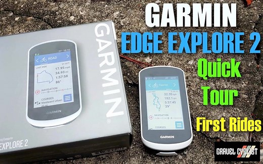 佳明 GARMIN EDGE EXPLORE 2 码表 快速导览——便宜一点，侧重导航