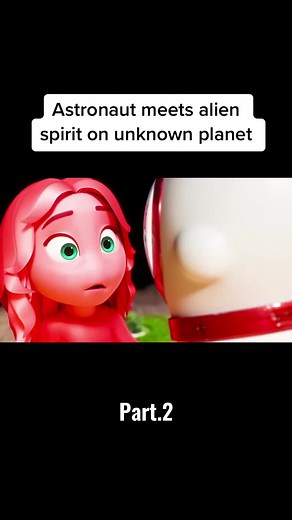 Part2. Astronaut meets alien spirit on unknown planet #fyp #fypage #moviesclips