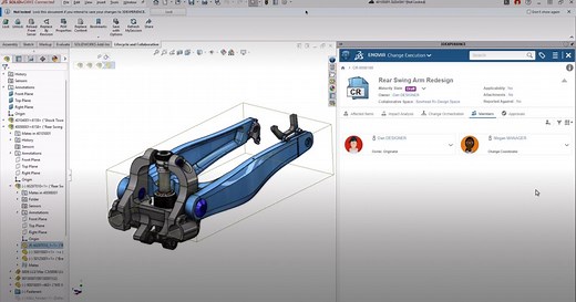 3DEXPERIENCE Works 云端 PLM：正式的变更管理