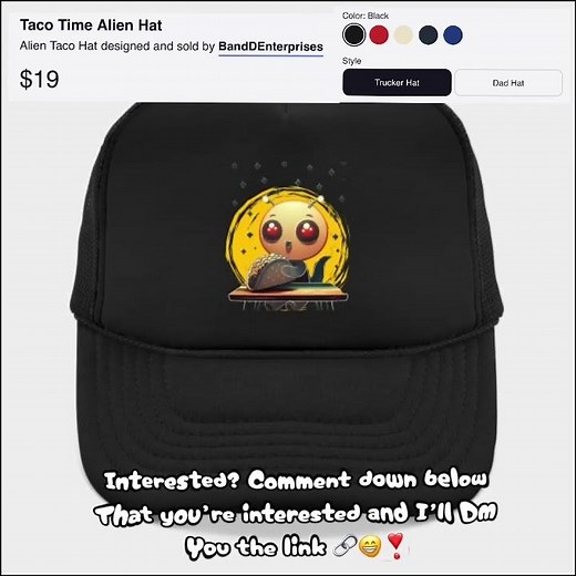 Hat Videos - 🧢 Taco Time Alien Hat – Intergalactic Flavor Drop! 👽🌮
