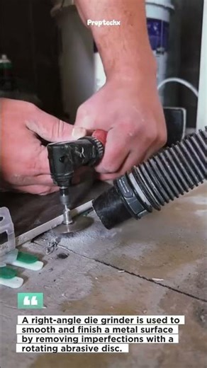 Angle Grinder Metal Finishing Process Satisfying Precision Work #metal #grinding #tools