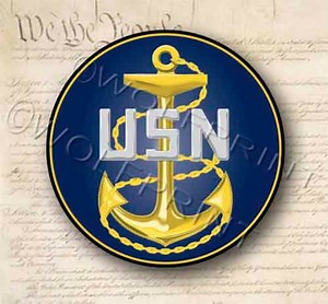 US Navy Sticker 4"round Decal Military Patriotic Waterproof Vinyl - Etsy