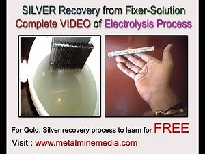 SILVER Recovery from FIXER SOLUTION