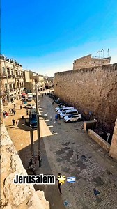 Walking along the historic Rampart, where ancient walls whisper tales of the past #israel #jerusalem