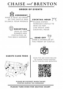 Wedding Program Template - Etsy