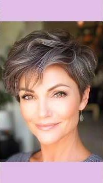 💕 Best Short Hairstyles 2026 #shorts | Women Over 50 Hair Goals 🔥#PixieHaircut #over50 #GrayHair