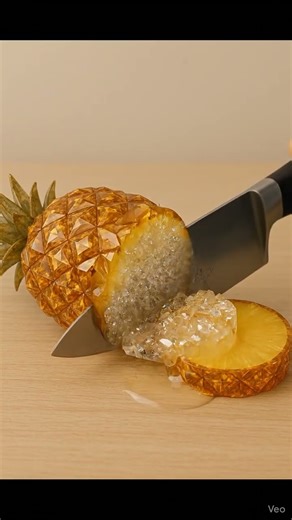 「토파즈 파인애플 ✨ 반짝이며 잘리는 ASMR」 “Topaz Pineapple ✨ Crystal-Cutting ASMR”