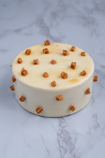 Entremets Vanille, Caramel & Spéculoos